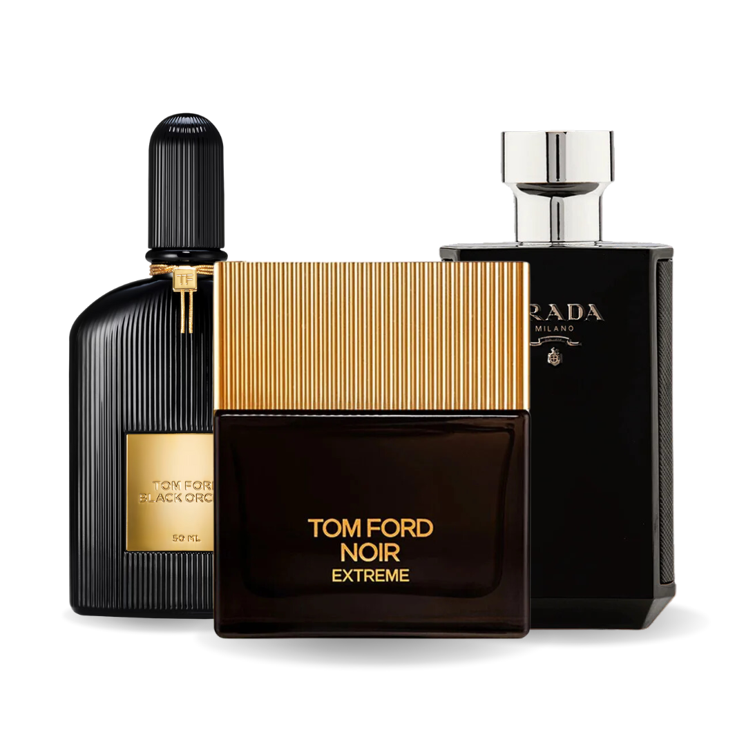 Set de 3 Perfumes | BLACK ORCHID, NOIR EXTREME, PRADA INTENSE 100 ml